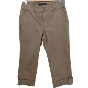 NWOT NYDJ Not Your Daughter's Jeans Capri Pants‎ Size 6P Tan